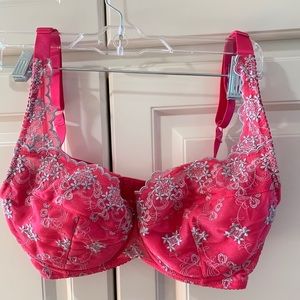 Hot Pink Lace Bra Fredericks of Hollywood